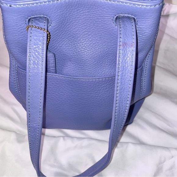RARE Coach Vintage Sonoma Purple Periwinkle Leather Bag - Picture 9 of 15